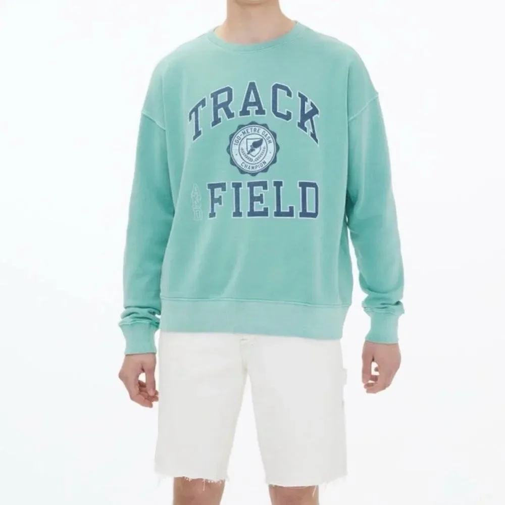 Aeropostale Oversized Track and Field Crewneck M